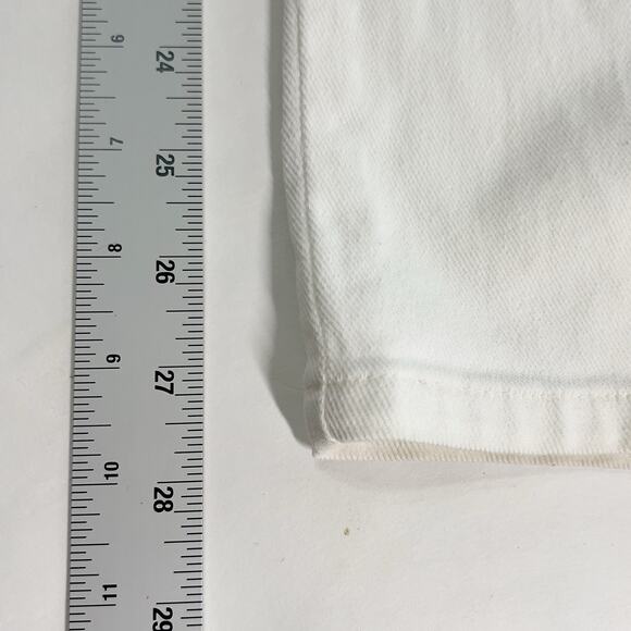 Chloe S White Low Rise Skinny Ankle Denim Jeans - Picture 9 of 10